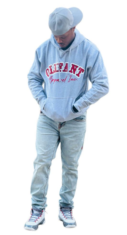 Red/White OLIFANT lettering Hoodie