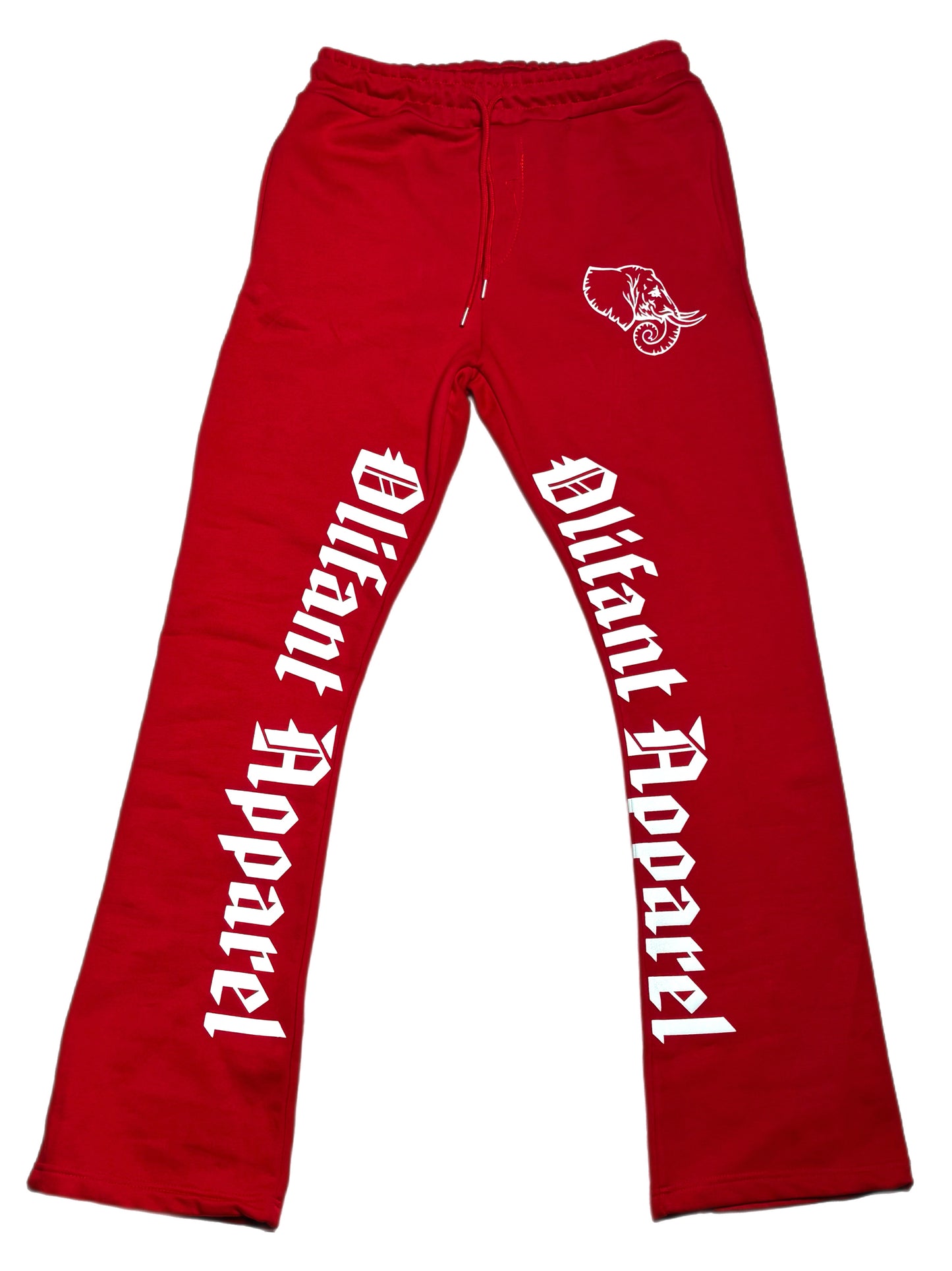 Red “OLIFANT Apparel” Stacked Jogger